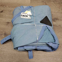 Hvy Cotton Stable Sheet *gc, 0 legs/tail, clean, stains, mnr pilly, faded, threads, hair
