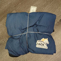Hvy Nylon Stable Sheet - Blanket, 2 legs *gc/fair, v.faded, sm holes, snags, repairs, stains, older
