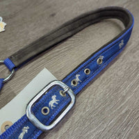 Nylon Padded Neoprene Halter, adj, snap *gc, dirty, edge rubs, bent nose, stains, hair
