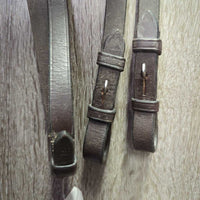 Rsd Bridle, Braided Reins *gc/fair, dirty, v.scraped throatlatch, creases, dents, stiff
