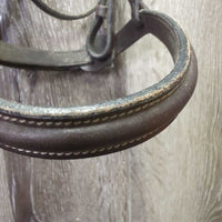 Rsd Bridle, Braided Reins *gc/fair, dirty, v.scraped throatlatch, creases, dents, stiff
