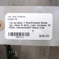 Rsd/Padded Bridle *gc, clean & dirty, rubs, scrapes, NO Flash, mismatched?
