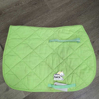 Quilt Jumper Saddle Pad *gc, clean, stains, puckers, dingy?faded, rubs, pills

