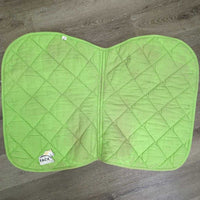 Quilt Jumper Saddle Pad *gc, clean, stains, puckers, dingy?faded, rubs, pills
