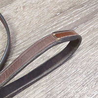 Plain Curb Reins, Keeper *vgc/gc. rubs, stiff, creases, bent
