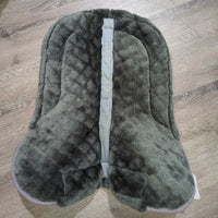 Hi Wither Quilt & Rolled Fleece Quilt Half Pad *like new, older?, mnr dirt?gunk
