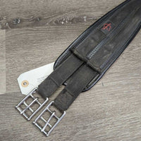 Nylon Web Neoprene Girth,els *gc, dirty, rubs, faded, scuffs
