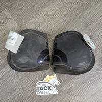 Open Front & Hind Boots, velcro *gc, v.dirty, v.dusty, faded, hairy, scratches, scrapes
