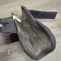 Open Front & Hind Boots, velcro *gc, v.dirty, v.dusty, faded, hairy, scratches, scrapes
