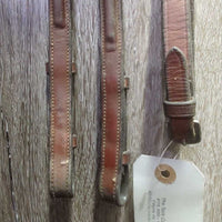 Rsd/FS Padded Thick Bridle, Braided Reins *gc/fair, older, dirty, stiff, dry, v.tight keepers
