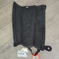 JUNIORS Synthetic Half Chaps, Zips, bag *like new, mnr dirt?dusty
