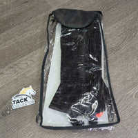 JUNIORS Synthetic Half Chaps, Zips, bag *like new, mnr dirt?dusty
