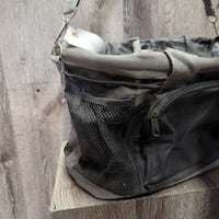 Collapsible Grooming Bag, Shoulder Strap, Drawstring Top *gc, v.dirty/filthy
