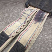 Nylon Web Neoprene Girth, gel center, els *gc, dirty, snags, hairy, seams, marker, stains, v.stretched elastic
