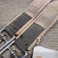 Nylon Web Neoprene Girth, gel center, els *gc, dirty, snags, hairy, seams, marker, stains, v.stretched elastic

