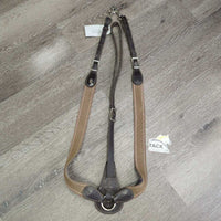 Elastic Breastplate, snaps *gc/fair, v.thin fleece, older, dusty, zholes, scrapes, dirt
