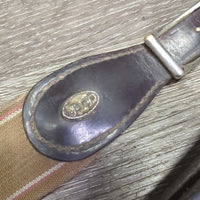 Elastic Breastplate, snaps *gc/fair, v.thin fleece, older, dusty, zholes, scrapes, dirt
