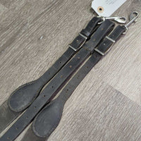 Elastic Breastplate, snaps *fair, older, clumpy fleece, creases, trimmed ends, xholes, stretched, faded & stains
