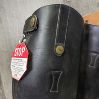 Field Boots, Aftermarket? Zips *vgc, clean, mnr dirt/dust, scratches, rubs, creases & dust
