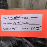 Field Boots, Aftermarket? Zips *vgc, clean, mnr dirt/dust, scratches, rubs, creases & dust
