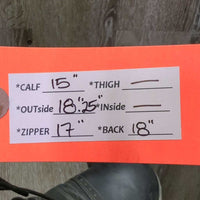 Field Boots, Zips *gc/vgc, mnr scratches, dirt & stains, dents, older, rubs, faded, repaired
