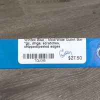 Blue - Med/Wide Gullet Bar *gc, dings, scratches, chipped/peeled edges
