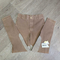 JUNIORS Hvy Cotton Breeches, Pull on *gc, older, mnr faded, rubs, sm holes
