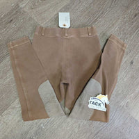 JUNIORS Hvy Cotton Breeches, Pull on *gc, older, mnr faded, rubs, sm holes
