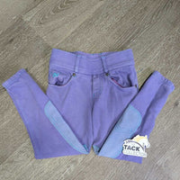 JUNIORS Hvy Cotton Breeches, Pull on *gc, unstitched seams, faded, seam rubs, knee stains
