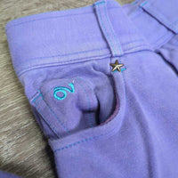 JUNIORS Hvy Cotton Breeches, Pull on *gc, unstitched seams, faded, seam rubs, knee stains
