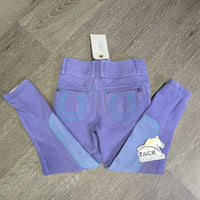 JUNIORS Hvy Cotton Breeches, Pull on *gc, unstitched seams, faded, seam rubs, knee stains
