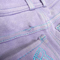 JUNIORS Hvy Cotton Breeches, Pull on *gc, unstitched seams, faded, seam rubs, knee stains
