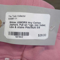 JUNIORS Hvy Cotton Jophurs, Pull on *vgc, mnr faded, rubs & stains
