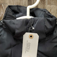JUNIORS Hvy Puffy Jacket, detach Zipper Hood *vgc/xc, clean& mnr dirt

