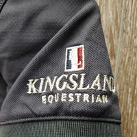 JUNIORS SS Polo Shirt, 1/4 Button Up *gc, older?, faded collar & cuffs
