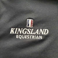 JUNIORS LS Polo Shirt, 1/4 Zip Up, mesh pits *vgc, older?, mnr seam rubs
