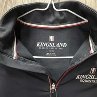 JUNIORS LS Polo Shirt, 1/4 Zip Up, mesh pits *vgc, older?, mnr seam rubs
