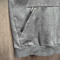 JUNIORS Sweatshirt Hoodie, Zip Pockets *xc/vgc, mnr clumpy
