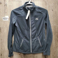 JUNIORS Light Fleece Jacket, Zipper *gc/fair, v.pilly, rubs, hairy
