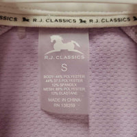 LS Show Shirt, 1/3 Zip Up, Snap Collar *xc/vgc, mnr cuff stains?dirt

