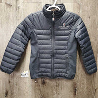 JUNIORS Puffy Jacket, Zipper *vgc, mnr hair
