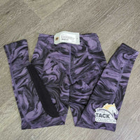 JUNIORS Riding Tight Breeches, Drawstring Waist, Pull on *gc, unstitched knee, mnr threads, popped ankle elastic, faded tag
