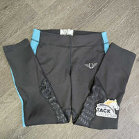 JUNIORS Light Riding Tight Breeches, Pull On *gc, seam rubs & frays

