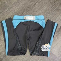 JUNIORS Light Riding Tight Breeches, Pull On *gc, seam rubs & frays

