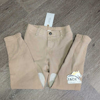 JUNIORS Hvy Cotton Breeches, Pull on *vgc, rubs & pills, stretched knees
