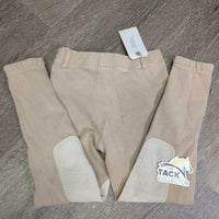 JUNIORS Hvy Cotton Breeches, Pull On *vgc/xc, v.mnr stains & fading
