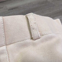 JUNIORS Hvy Cotton Breeches, Pull On *gc, threads, popping ankle elastics, unstitched loop edges, mnr faded
