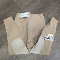 JUNIORS Hvy Cotton Breeches, Pull On *gc, threads, popping ankle elastics, unstitched loop edges, mnr faded
