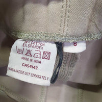 JUNIORS Hvy Cotton Breeches, Pull On *gc, threads, popping ankle elastics, unstitched loop edges, mnr faded
