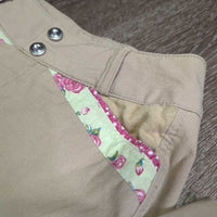 JUNIORS Euro Seat Breeches *vgc, mnr stains, seam & knee puckers
